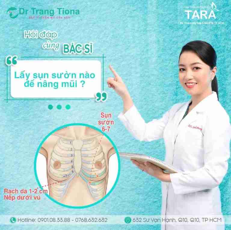 Nâng mũi sụn sườn có bị teo lại không