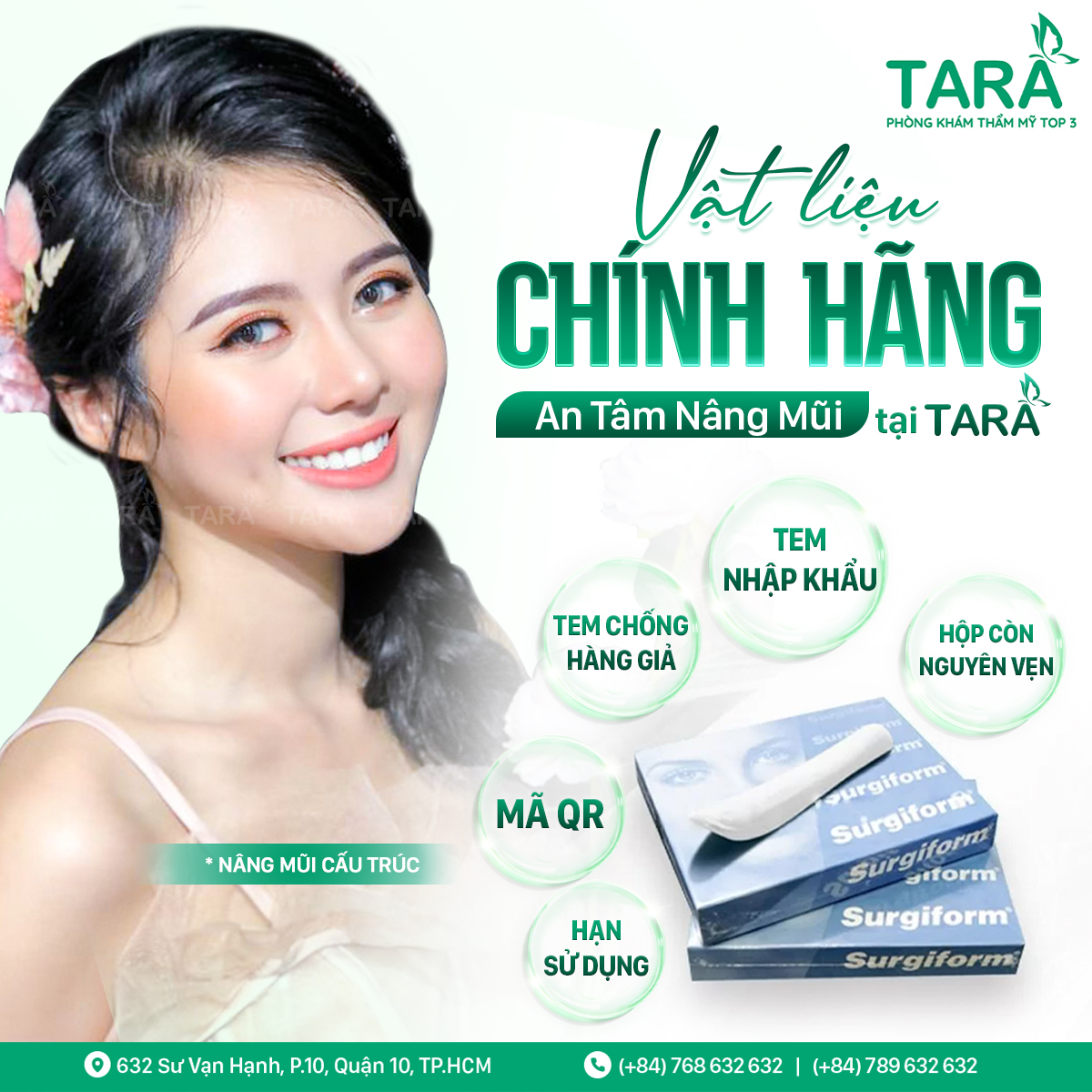 Địa chỉ nâng mũi uy tín tại tphcm