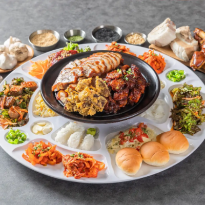 Three-Star Jokbal Giant Platter Set