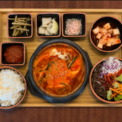 Spicy Pork Rice Soup Set