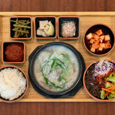 Assorted Pork & Giblets Rice Soup Set